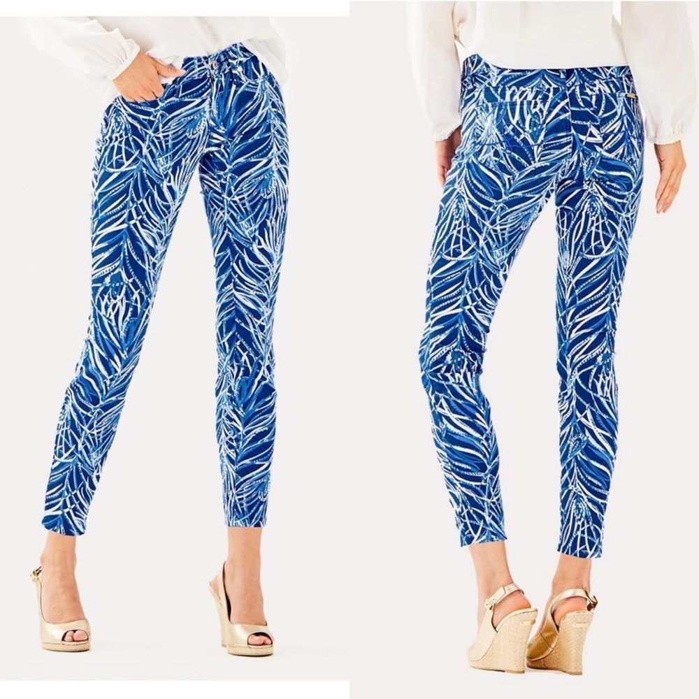 Lilly Pulitzer Sz 10 LILLY PULITZER
WOMEN'S SOUTH OCEAN SKINNY CROP PANT